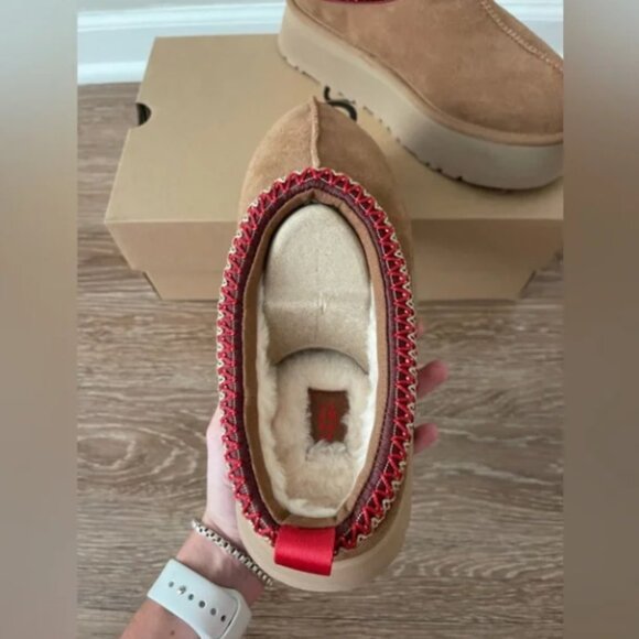 UGG Tazz Chestnut Platform Mule Clog Slipper - Picture 3 of 6